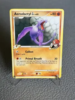 AERODACTYL GL 55/111 [SP] - 2009 Rising Rivals - Pokemon Card - VLP - Image 1