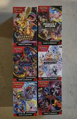 Pokemon TCG Booster Bundle Assortment- Ascended Heroes, DRI, PRE+ *Factory Seal* - Image 1