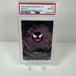 Psa 8 Gastly Topps Animated Series 2 NM-MT 2000 Pokemon Vintage - Image 1