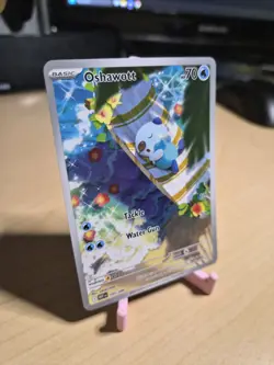 Pokemon TCG - S&V - White Flare - Oshawott 105/086 - Illustration Rare - NM - Image 2