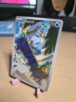Pokemon TCG - S&V - White Flare - Oshawott 105/086 - Illustration Rare - NM - Image 3