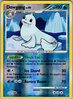 Dewgong 24/147 Rare Supreme Victors Pokemon Reverse Holo - Image 1