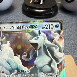 Pokemon TCG Guardians Rising Alolan Ninetales GX 22/145 Ultra Rare Full Art Holo - Image 3