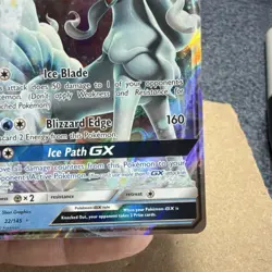 Pokemon TCG Guardians Rising Alolan Ninetales GX 22/145 Ultra Rare Full Art Holo - Image 4