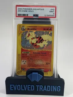 PSA 9 Arcanine Holo Aquapolis 2003 Pokemon - Image 5