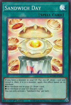 Sandwich Day | MZMU-EN056 | Super Rare | Yu-Gi-Oh! Maze of Muertos - Image 1