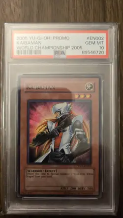 Yu-Gi-Oh! Kaibaman WC5-EN002 PSA 10 2005 - Image 1