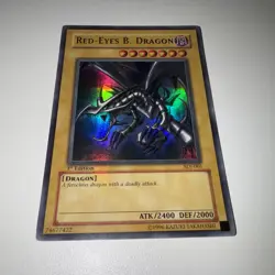Red-Eyes B. Dragon sdj-001 1st Edition (HP) Ultra Rare Yu-Gi-Oh! #2 - Image 2