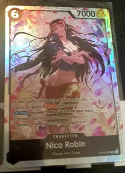 🔥 One Piece TCG OP12-087 Super Rare (SR) Nico Robin NM English (Playset) 4x 🔥 - Image 2