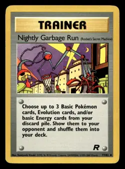 Pokemon Card Team Rocket Nightly Garbage Run 77/82 Uncommon - Image 1