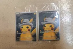 Pokemon TCG: Van Gogh Pikachu with Grey Felt Hat SVP 085 Promo Card - New Sealed - Image 3