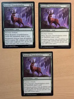 3 MTG Kenrith’s Transformation Cards, Adventures In Forgotten Realms - Image 1