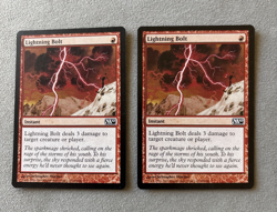 Lot of 2 Lightning Bolt Magic M10 146/249 2009 Magic The Gathering MTG - Image 1