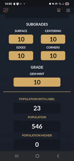 Rocket's Zapdos 15/132 — Ace 10 (Perfect Subgrades!) — Celebrations Pokemon Card - Image 3