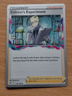 Pokemon TCG Colress's Experiment 2023 World Championship Deck Lost Box Kyogre - Image 1