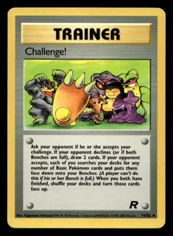 Pokemon Card Team Rocket Challenge! 74/82 Uncommon - Image 1