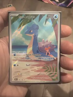 Misty's Lapras 194/182 Illustration Rare Pokemon TCG SV10: Destined Rivals NM - Image 1