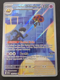 Pokemon TCG Team Rockets Orbeetle Destined Rivals 198/182 - Image 1