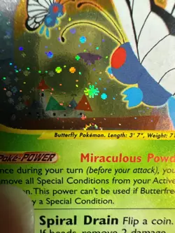 SWIRL Butterfree 5/165 Expedition E Series 2002 Pokemon Holo PSA 5 LP - Image 4