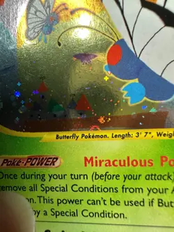 SWIRL Butterfree 5/165 Expedition E Series 2002 Pokemon Holo PSA 5 LP - Image 5