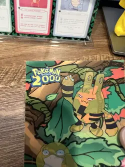 Elekid Psyduck - 2000 Topps Pokemon Movie Sticker Card - 9/10 Nice Shape! - Image 4