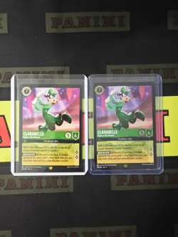 Lorcana Shimmering Skies Legendary Lot Clarabelle 84/204 X 2 Cards - Image 1