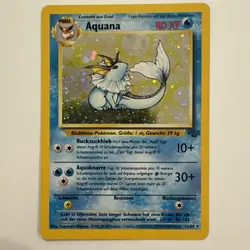 Vaporeon Holo 12/64 “Aquana” German Pokemon Jungle - Image 1