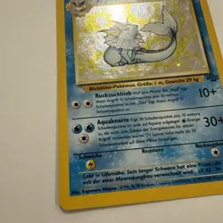 Vaporeon Holo 12/64 “Aquana” German Pokemon Jungle - Image 3