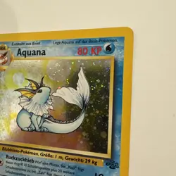 Vaporeon Holo 12/64 “Aquana” German Pokemon Jungle - Image 5