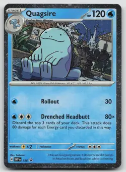 Quagsire 156 Scarlet & Violet Promo Pokemon Holo NM Promo - Image 1