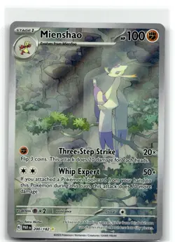 Mienshao 200/182 Illustration Rare Paradox Rift Pokemon NM b4 - Image 1