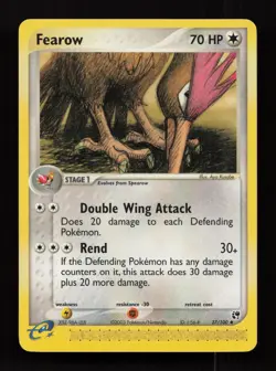 Fearow 37/100 Uncommon Sandstorm Pokemon Near Mint - Image 1