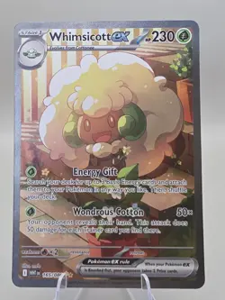 Pokemon TCG Whimsicott EX 165/086 Secret Illustration White Flare - Image 1