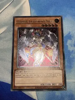 Yu-Gi-Oh! TCG Celestia, Lightsworn Angel LODT-EN024 Ultimate Rare *NEAR MINT* - Image 1