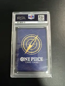 One Piece 2024 Monkey D. Luffy OP07-109 Alternate Art SR OP07 MINT PSA 9 - Image 4