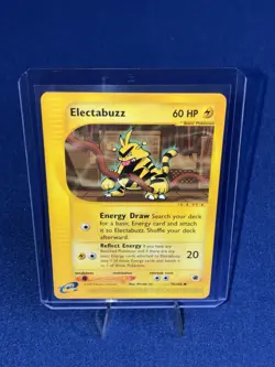 Electabuzz 76/165 Expedition Set Pokemon Card 2002 Nintendo e-Reader LP/ - Image 1