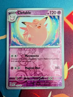 Clefable 079/167 Twilight Masquerade Reverse Holo Uncommon Pokemon TCG Card - NM - Image 1