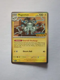 Magneton SVP153 Surging Sparks Prerelease Promo Holo Rare Pokemon Card - Image 1