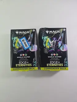 Lot Of 2 Magic the Gathering-Edge of Eternities Commander Decks World Shaper NEW - Image 1
