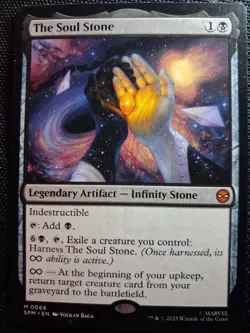 Marvel's Spider-Man The Soul Stone 0066 Mythic Regular Legendary Artifact MTG - Image 2
