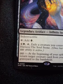 Marvel's Spider-Man The Soul Stone 0066 Mythic Regular Legendary Artifact MTG - Image 4