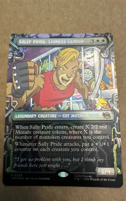 Sally Pride, Lioness Leader (Showcase) Teenage Mutant Ninja Turtles Foil - Image 1