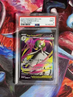 Pokemon Mega Gardevoir EX TCG Ultra Rare Holo Card 159/132 PSA 9 - Image 1