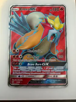 Entei GX - 71/73 Shining Legends - Full Art Ultra Rare - Pokemon TCG - Image 1