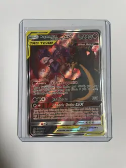 pokemon Naganadel & Guzzlord GX SIR Ultra Rare SM - Cosmic Eclipse 224/236 NM - Image 1