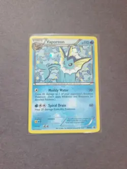 Pokemon TCG Vaporeon BW89 Black & White Promo Holo Stage 1 Water 110 HP - Image 1