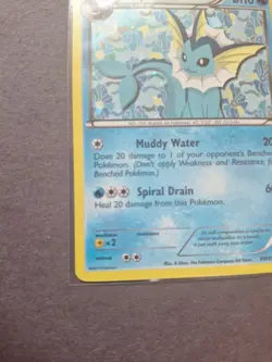 Pokemon TCG Vaporeon BW89 Black & White Promo Holo Stage 1 Water 110 HP - Image 2