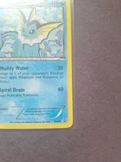 Pokemon TCG Vaporeon BW89 Black & White Promo Holo Stage 1 Water 110 HP - Image 3