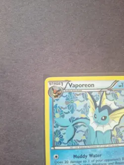 Pokemon TCG Vaporeon BW89 Black & White Promo Holo Stage 1 Water 110 HP - Image 4