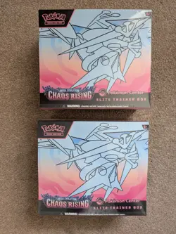 x2 Pokemon TCG Pokemon Center Chaos Rising Elite Trainer Box ETB New Sealed #5 - Image 1